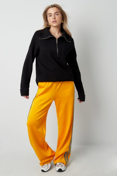 Neutraler Strickpullover - Schwarz h5 Bild9